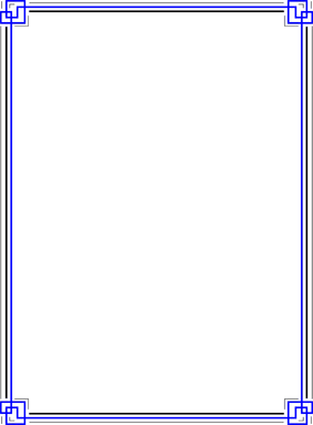 Free Stock Photo: Illustration of a blank blue frame border