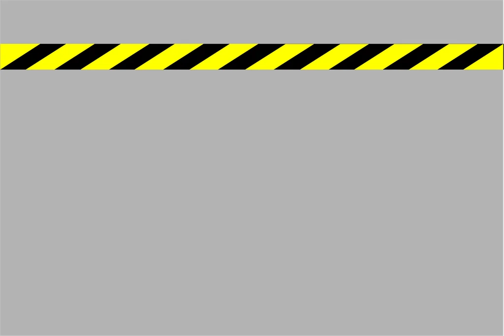 Illustration of a construction stripe on a gray background : Free Stock Photo