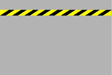 Free Stock Photo: Illustration of a construction stripe on a gray background