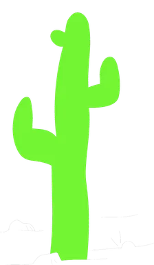 Free Stock Photo: Illustration of a green cactus