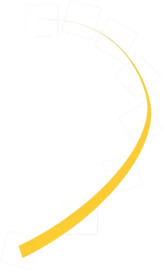 Free Stock Photo: Illustration of white squares along an orange curve