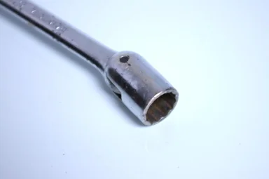 Free Stock Photo: An socket wrench isolated on a white background