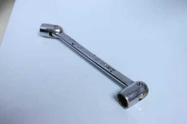 Free Stock Photo: An socket wrench isolated on a white background