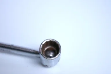Free Stock Photo: An socket wrench isolated on a white background
