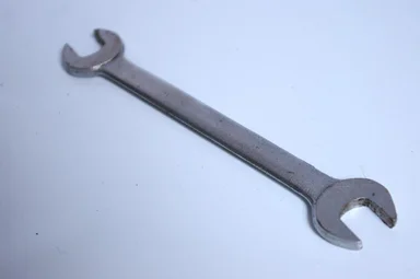 Free Stock Photo: A wrench isolated on a white background