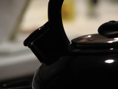 Free Stock Photo: Black tea kettle