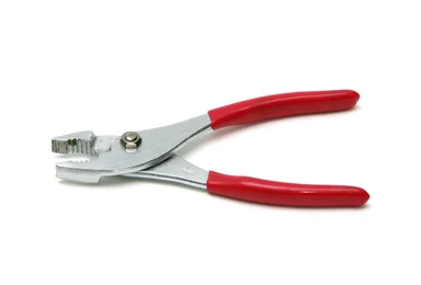 Free Stock Photo: A pair of pliers isolated on a white background
