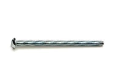 Free Stock Photo: A long screw isolated on a white background