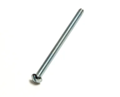 Free Stock Photo: A long screw isolated on a white background
