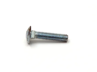Free Stock Photo: A short screw isolated on a white background