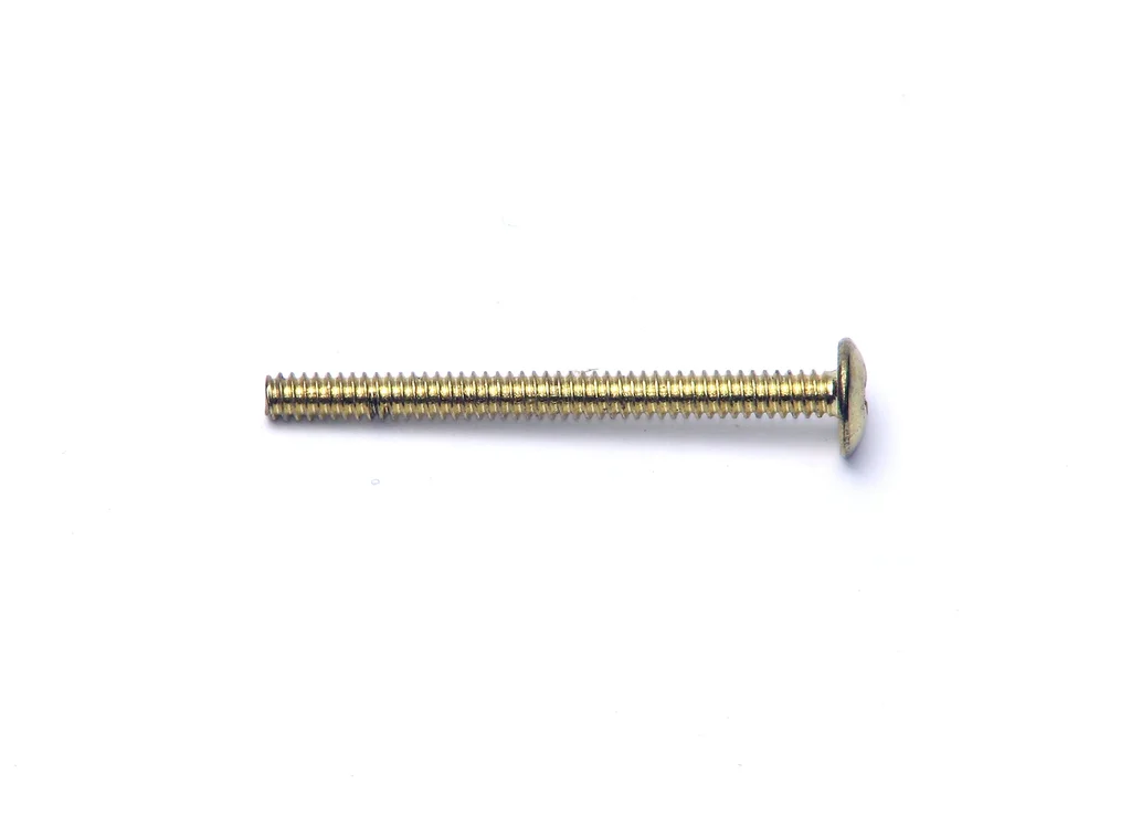 A copper bolt isolated on a white background : Free Stock Photo