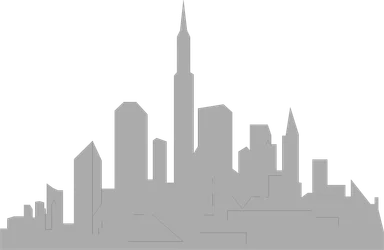 Free Stock Photo: Illustration of a city skyline