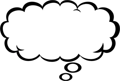 Free Stock Photo: Illustration of a blank cartoon bubble
