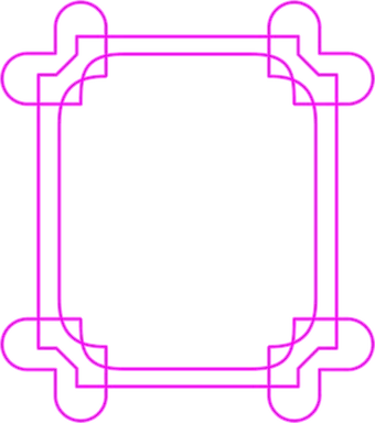 Free Stock Photo: Illustration of a blank pink frame border