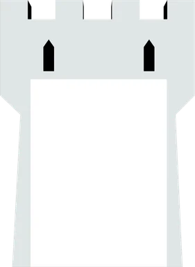 Free Stock Photo: Illustration of a blank castle tower