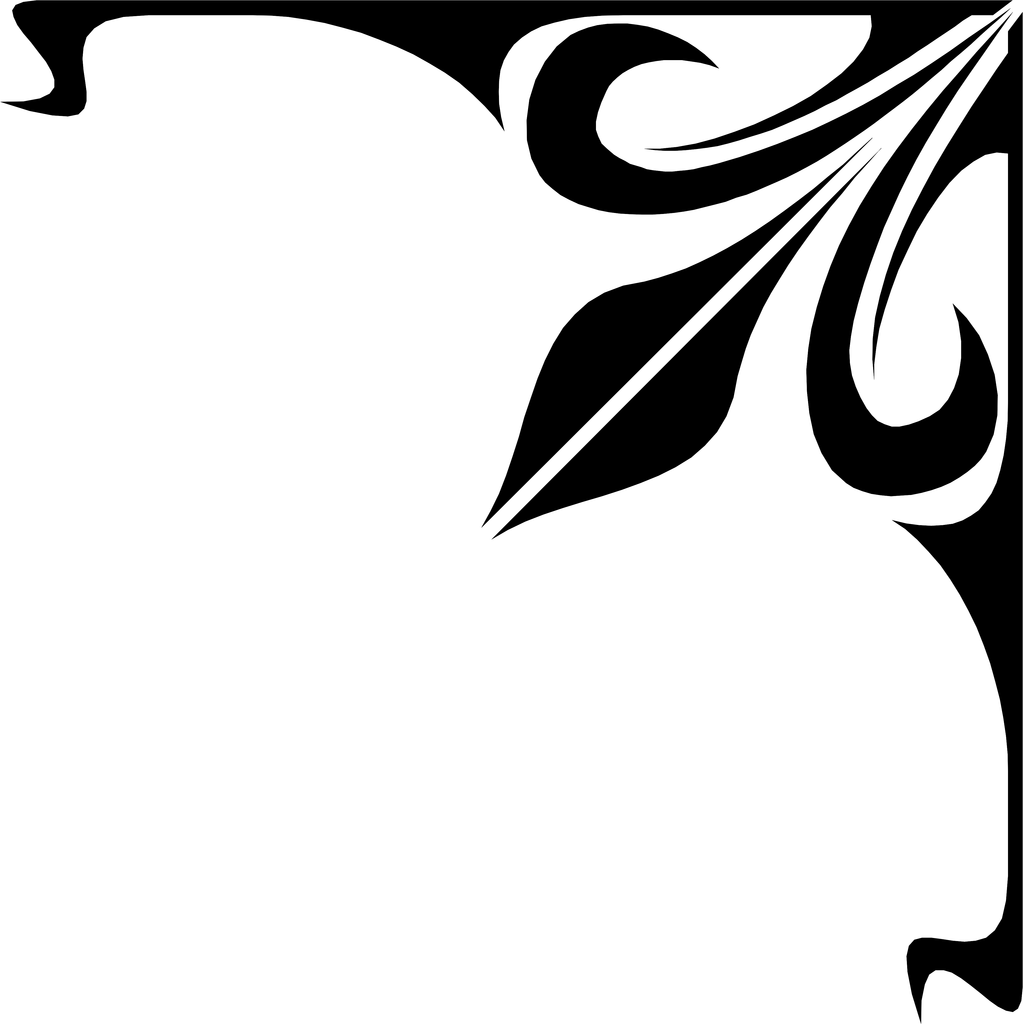 Illustration of an upper right frame corner : Free Stock Photo