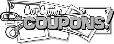 Free Stock Photo: Illustration of cost cutting coupon text