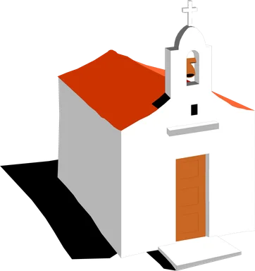 Free Stock Photo: Illustration of a mission church