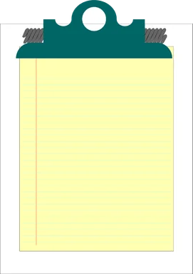 Free Stock Photo: Illustration of a blank clipboard