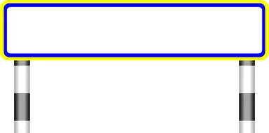 Free Stock Photo: Illustration of a blank sign