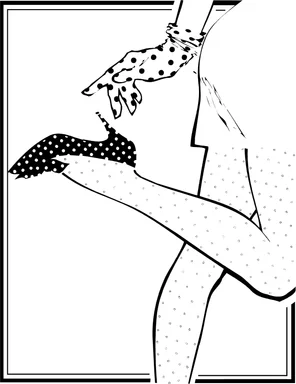 Free Stock Photo: Illustration of a womans legs