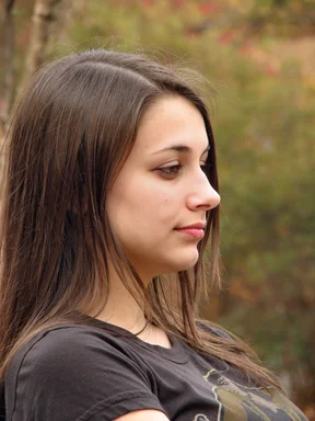 Free Stock Photo: Closeup outdoor portrait of a teen girl