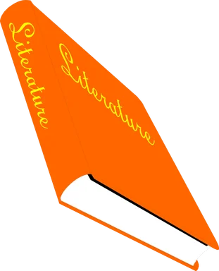 Free Stock Photo: Illustration of literature text book