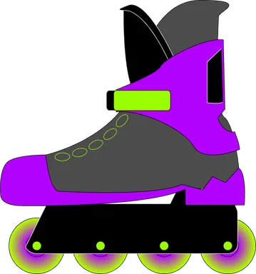 Free Stock Photo: Illustration of a rollerblade skate