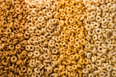 Free Stock Photo: Close-up of round breakfast cereal
