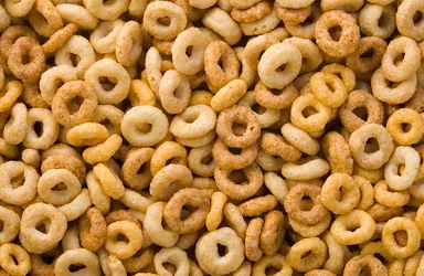 Free Stock Photo: Close-up of round breakfast cereal