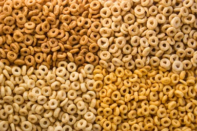 Free Stock Photo: Close-up of round breakfast cereal