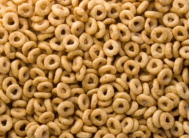 Free Stock Photo: Close-up of round breakfast cereal