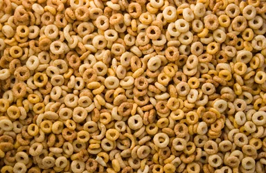 Free Stock Photo: Close-up of round breakfast cereal