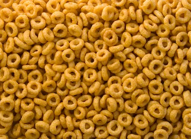 Free Stock Photo: Close-up of round breakfast cereal