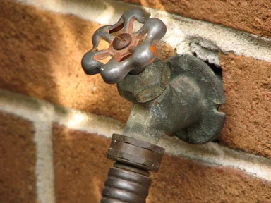 Free Stock Photo: Closeup of a water spigot
