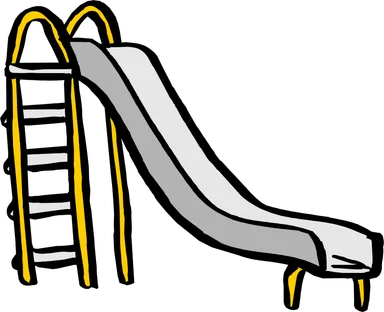Free Stock Photo: Illustration of a playground slide