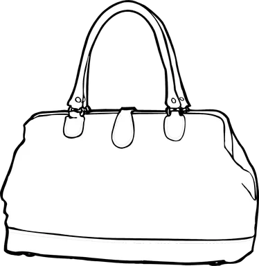 Free Stock Photo: Illustration of a purse