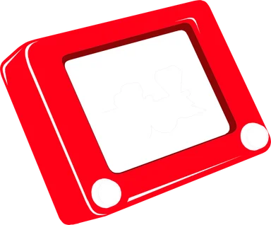 Free Stock Photo: Illustration of an etch-a-sketch