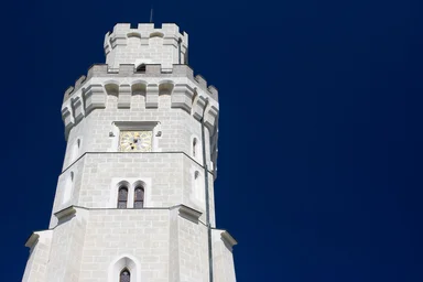 Free Stock Photo: A castle tower in Hluboka in South of Bohemia