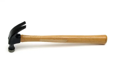 Free Stock Photo: A hammer isolated on a white background