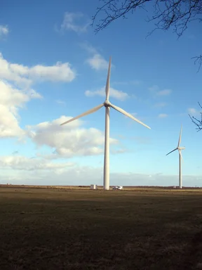 Free Stock Photo: Wind turbines in a field