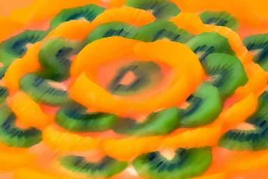 Free Stock Photo: Painting of a fruit cake