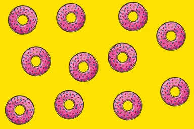 Free Stock Photo: Illustration of donuts