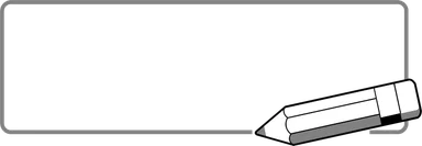 Free Stock Photo: Illustration of a blank frame border with a pencil