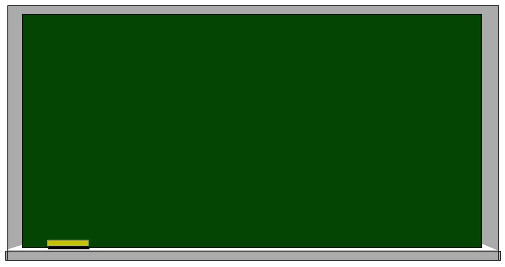 Illustration of a blank chalkboard : Free Stock Photo