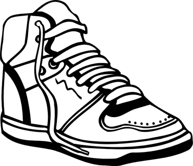 Free Stock Photo: Illustration of a sneaker