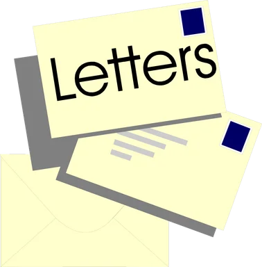 Free Stock Photo: Illustration of a stack of letters