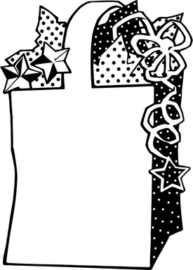 Free Stock Photo: Illustration of a gift bag