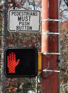 Free Stock Photo: Don't walk sign