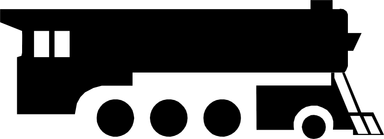 Free Stock Photo: Illustration of a train engine